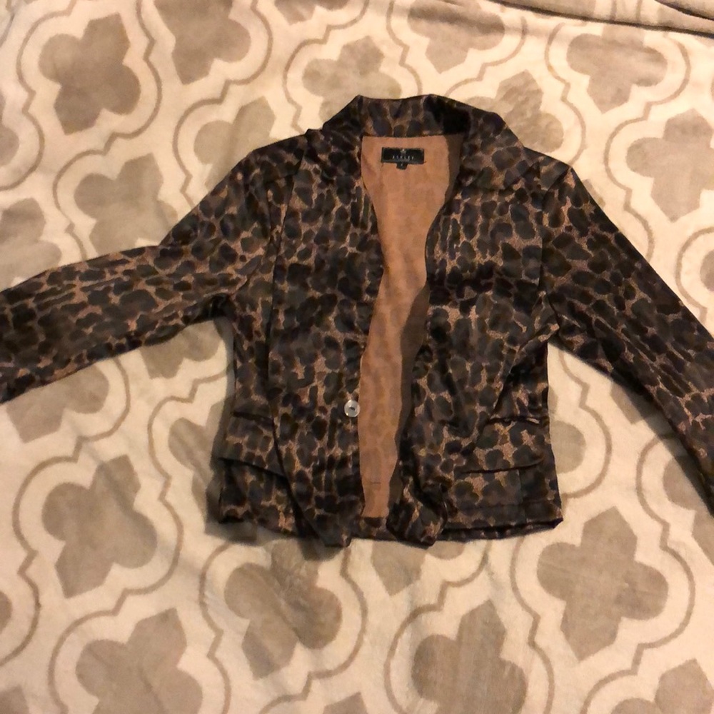 Cheetah print suit\jacket